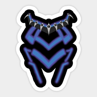 Black Panther Markings - Glow Sticker